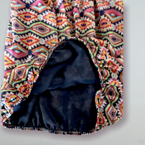 Womens Boho Lined Sleeveless Top Y2K XS - Picture 2 of 6